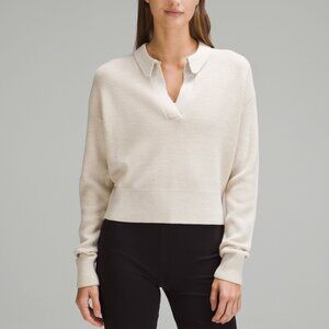 Lululemon Collared Merino Wool-Blend Sweater